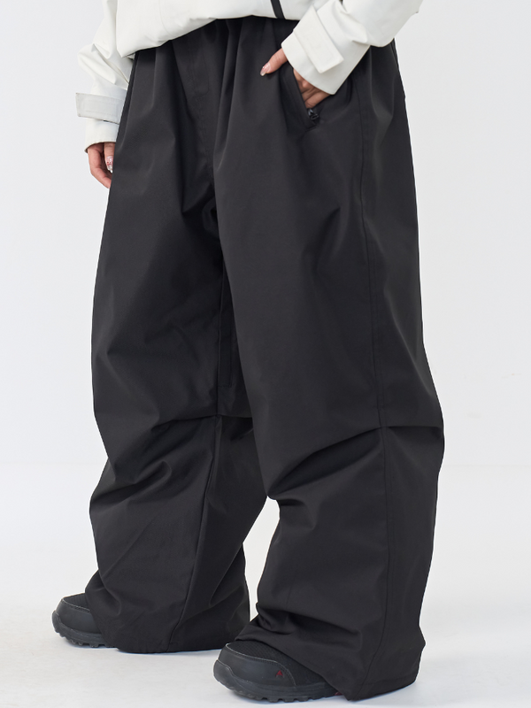 SnoWears X Lucas All-Terrain Baggy Snow Trousers - Unisex Black Snowears | Snowears.com