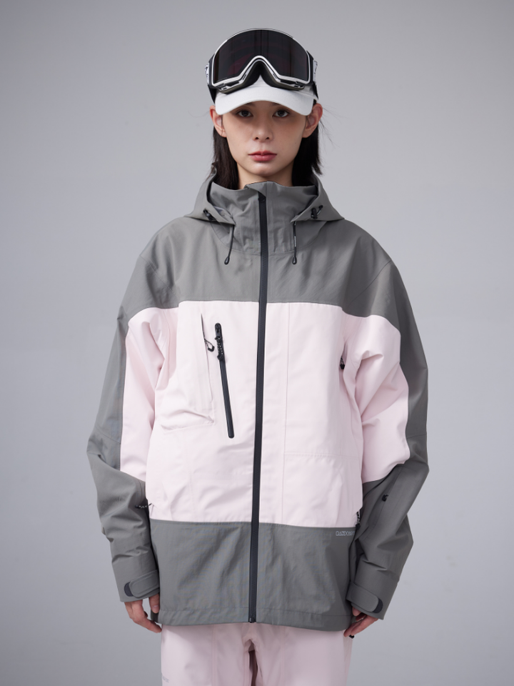 RandomPow Pink 3L Pro Backcountry Snow Jacket - Unisex - Snowears- Jacket