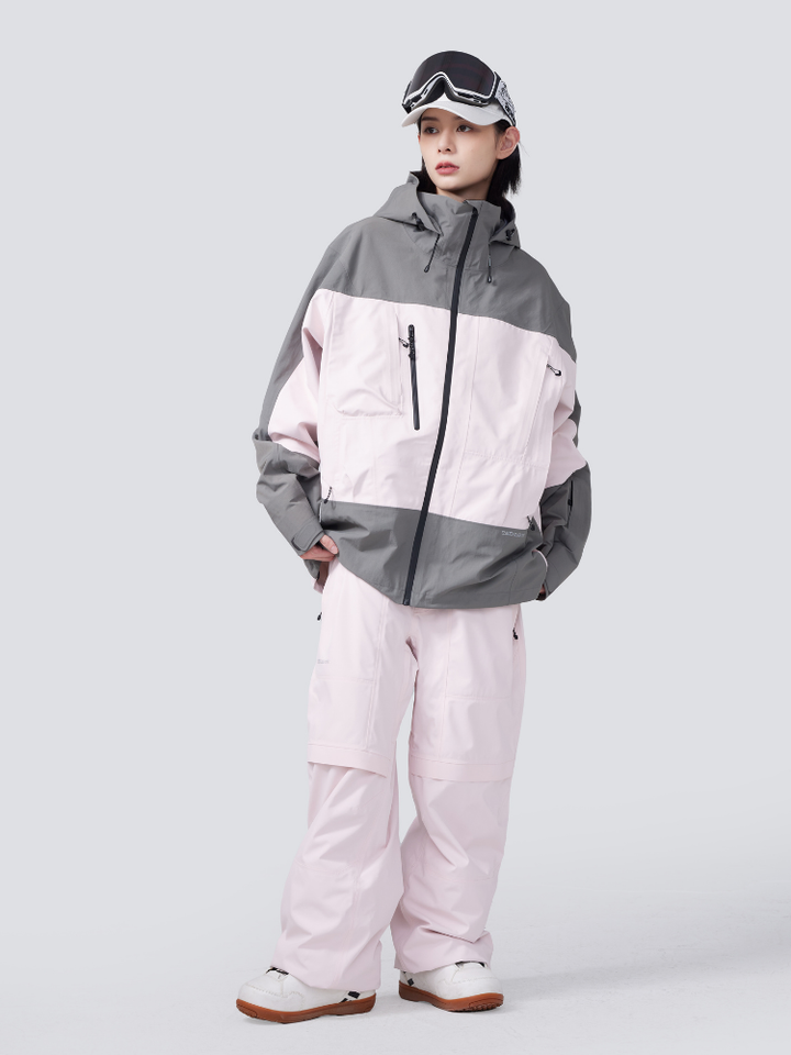 RandomPow Pink 3L Pro Backcountry Snow Jacket - Unisex - Snowears- Jacket