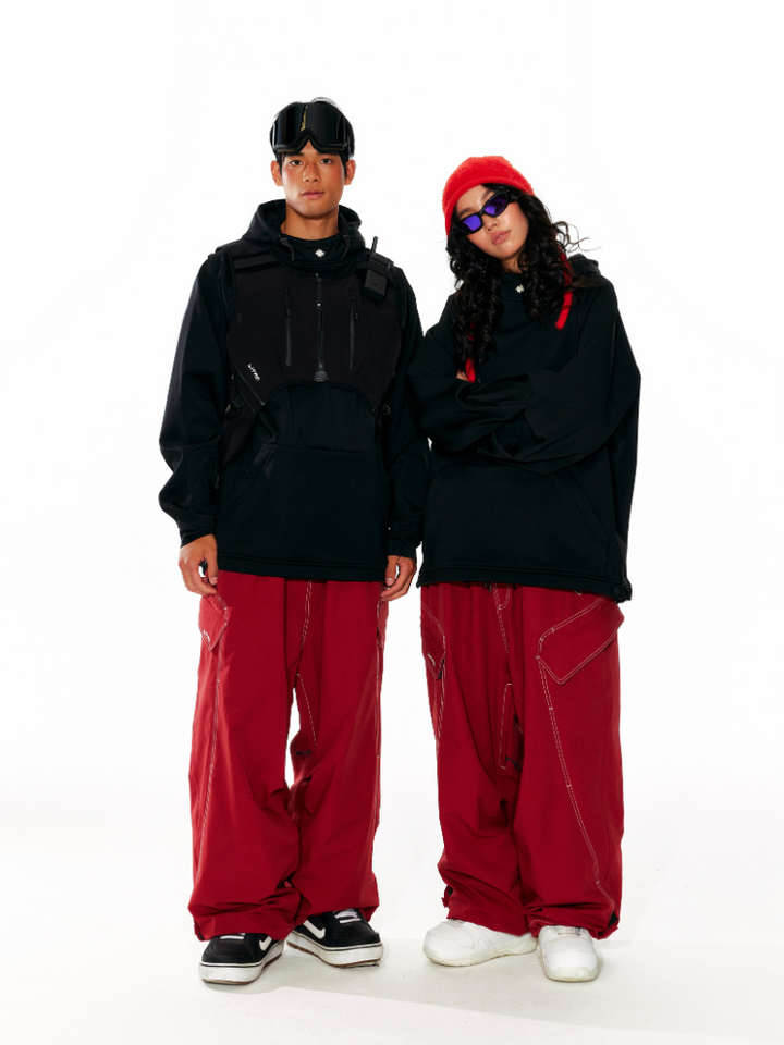 LITAN Gateway Baggy Cargo Pants - Unisex - Snowears- bib pants