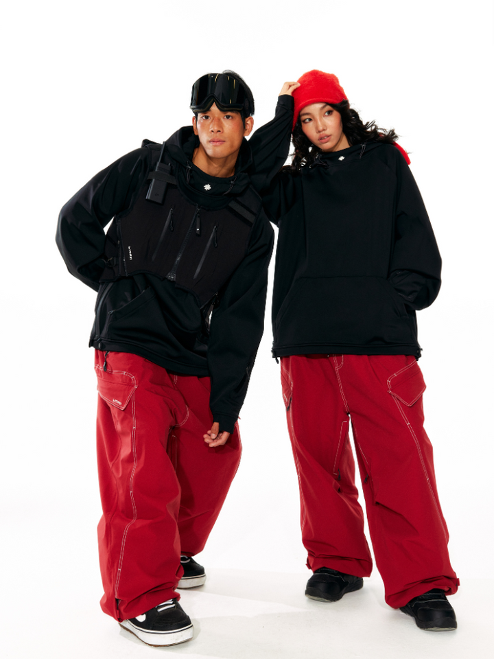 LITAN Gateway Baggy Cargo Pants - Unisex - Snowears- bib pants