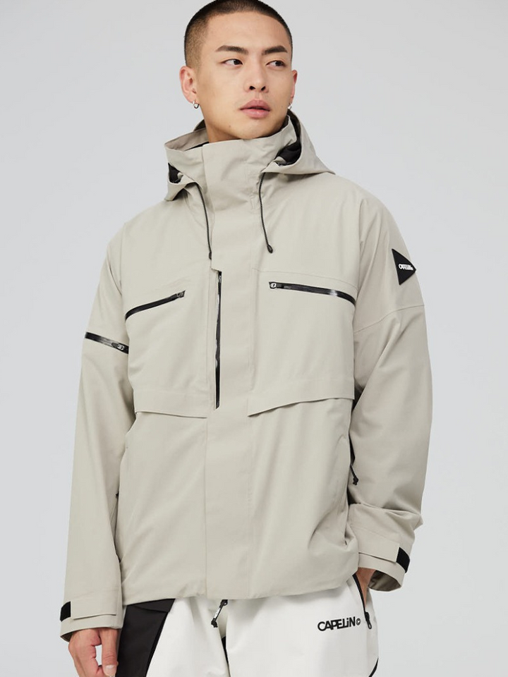 Capelin Crew Granite Unisex Windbreaker Shell Jacket - Snowears-snowboarding skiing jacket pants accessories