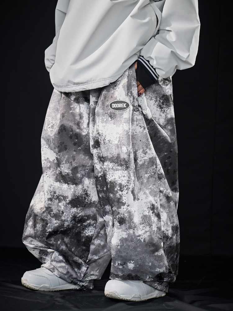 두렉 슈퍼 배기 스노우 팬츠 - 유니섹스 