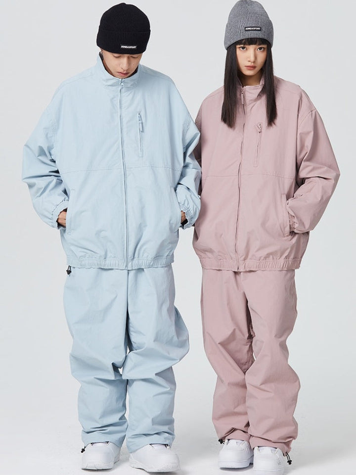 Searipe Baggy Style Monochrome Shell Snow Suit - Women's - Snowears- Suits