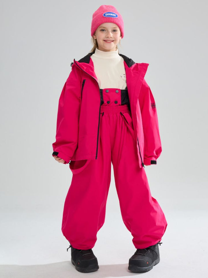 Doorek Kids Rabbit Ears Hooded Jacket - Snowears- Ski Jacket