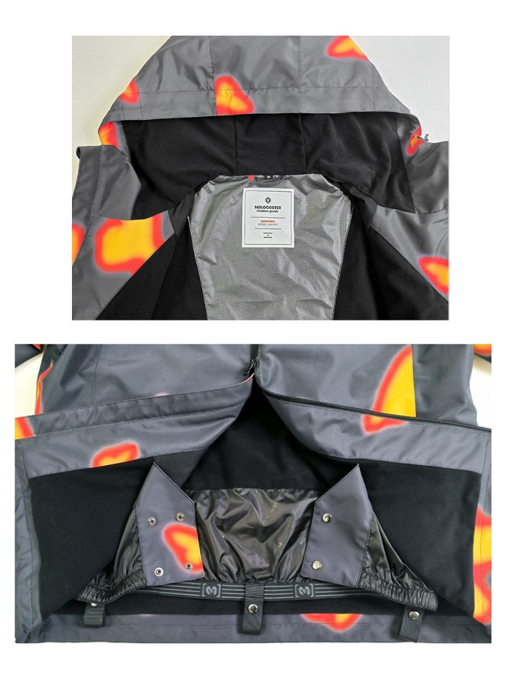 Molocoster Flame Butterfly Snow Suit - Unisex - Snowears- Suits