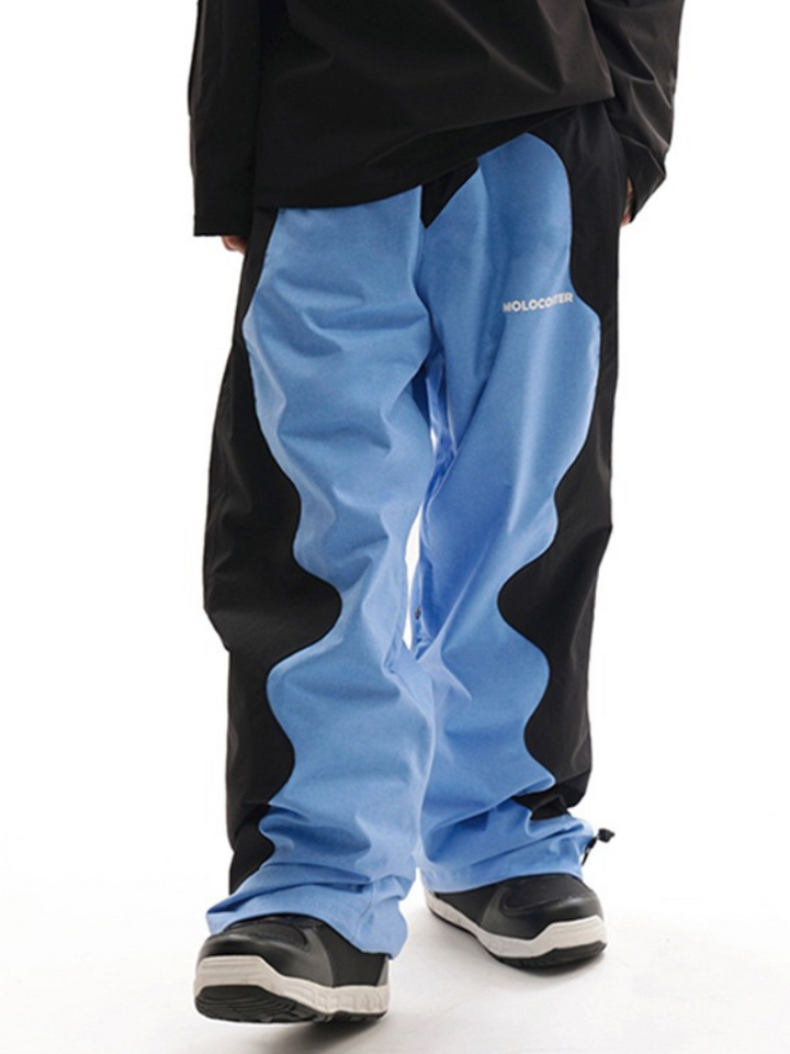 Molocoster Blue Jeans Baggy Snow Pants - Unisex - Snowears- snow pants