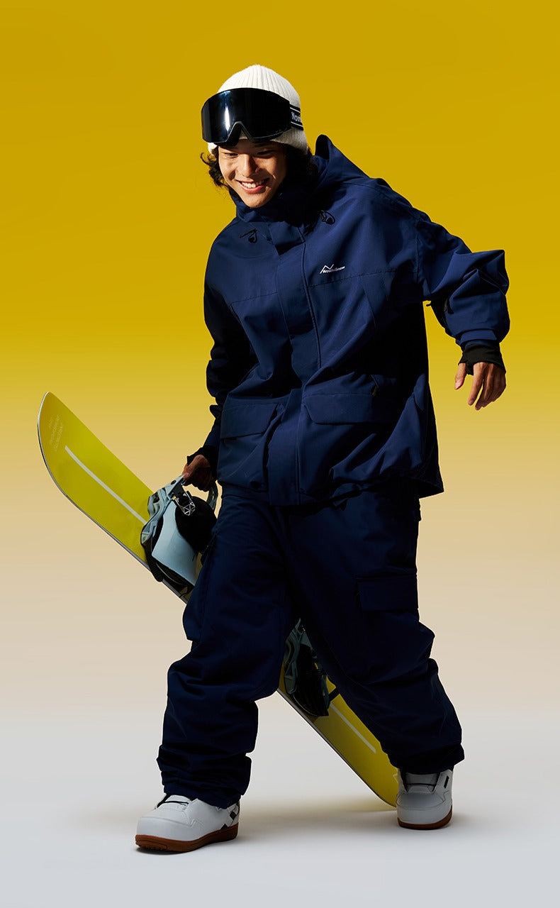 NIS 2L Solid Color Loose Jacket - Unisex - Snowears- Ski/Snowboard Jackets