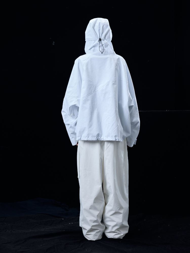 Hellystudio Elemental White 3L Snow Jacket - Unisex - Snowears- Ski/Snowboard Jackets