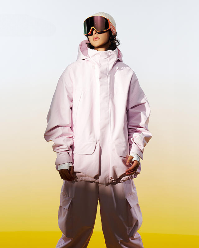 NIS 2L Solid Color Loose Jacket - Unisex - Snowears- Ski/Snowboard Jackets