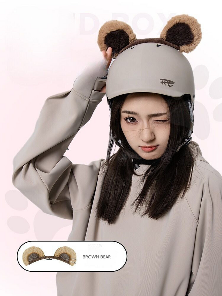 REV Cute Animal Ears Helmet Accessories - Snowears- Helmet Ears