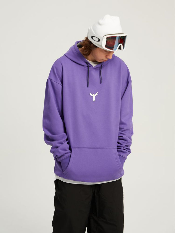 Winter Ticket Freestyle Purple Fleece Hoodie - Unisex - Snowears- Jackets