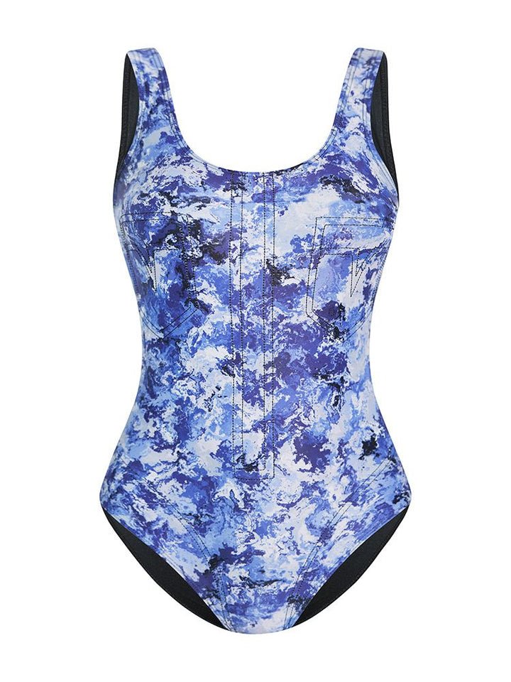 Enchanted Embroidery One-Piece Swimsuit - Women's - Snowears- swimwear