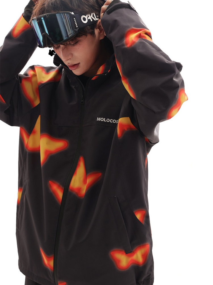 Molocoster Flame Butterfly Snow Suit - Unisex - Snowears- Suits