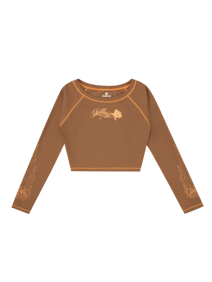 CHILLHANG Classic UPF50+ Surf Long Sleeve Rash Guard - Women's - Snowears- T-Shirts