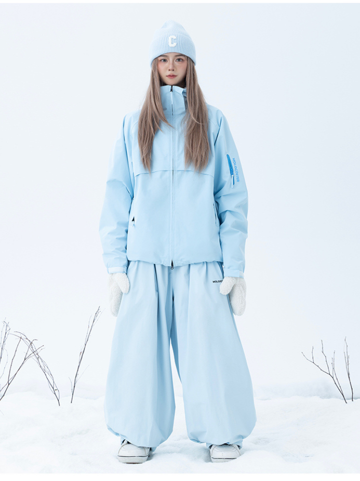 Molocoster Parachute Baggy Ski Pants – Unisex - Snowears