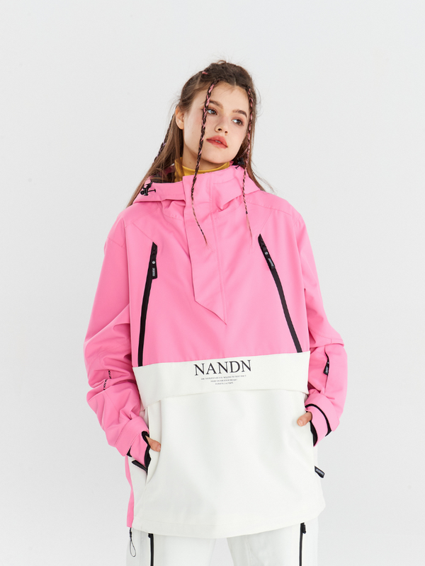 NANDN Insulated Colorblock Hood Jacket - Women's - Snowears- Jackets