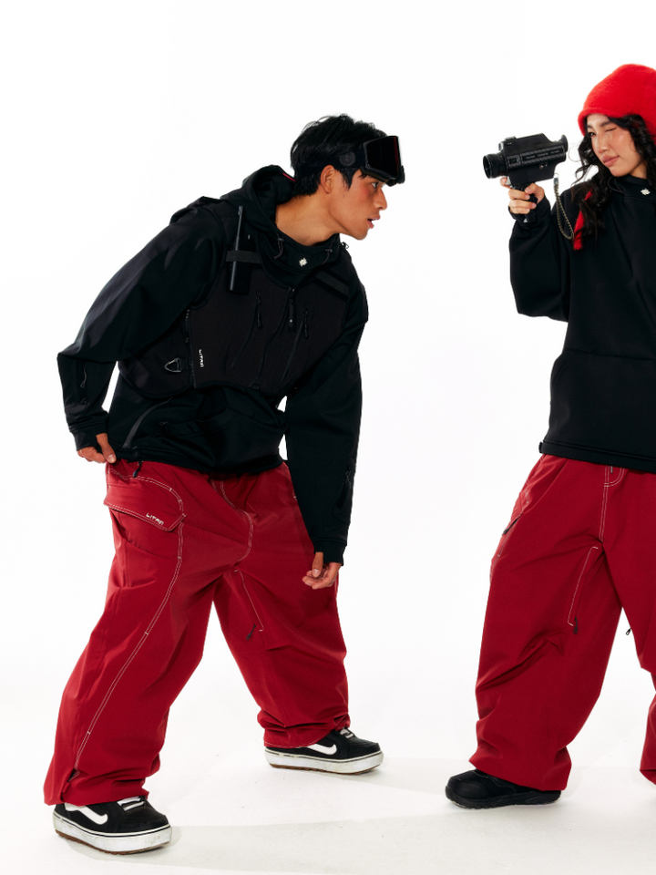 LITAN Gateway Baggy Cargo Pants - Unisex - Snowears- bib pants