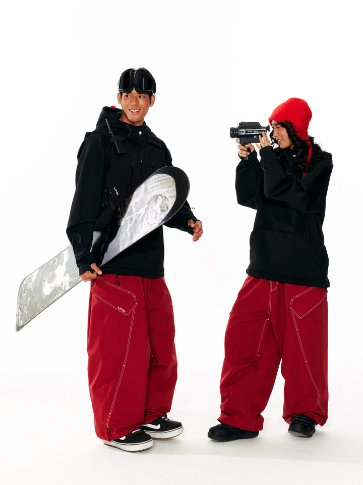 LITAN Gateway Baggy Cargo Pants - Unisex - Snowears- bib pants