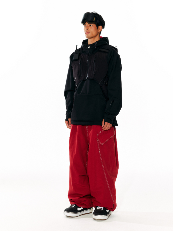 LITAN Gateway Baggy Cargo Pants - Unisex - Snowears- bib pants