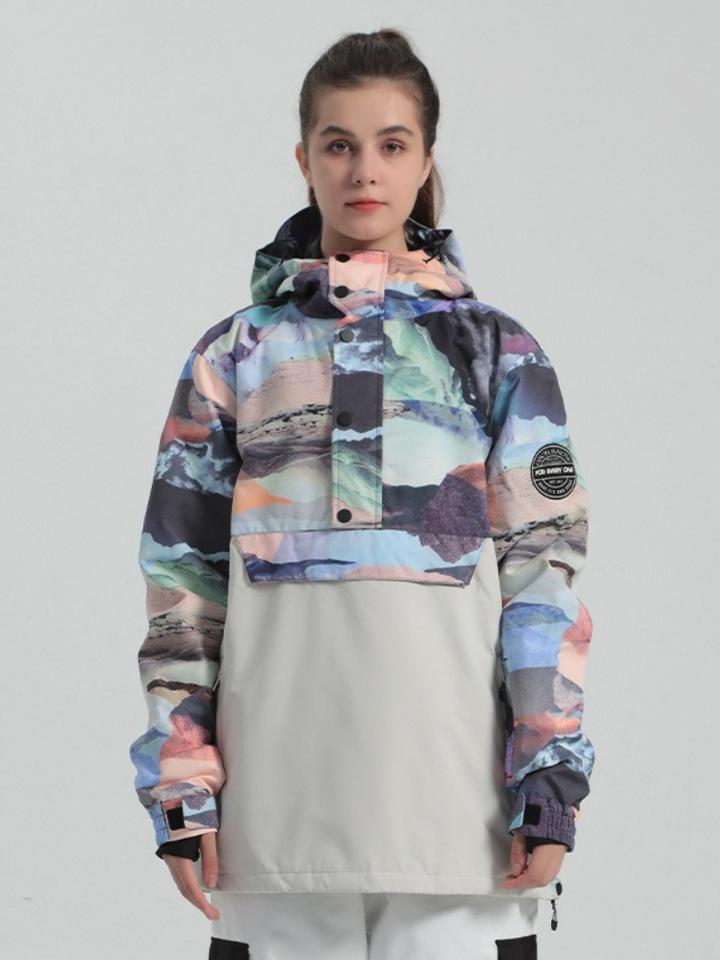 Gsou Snow Blizzard Pullover Jacket - Women's -https://detail.1688.com/offer/743794565814.html? (Copy) - Snowears- Jacket