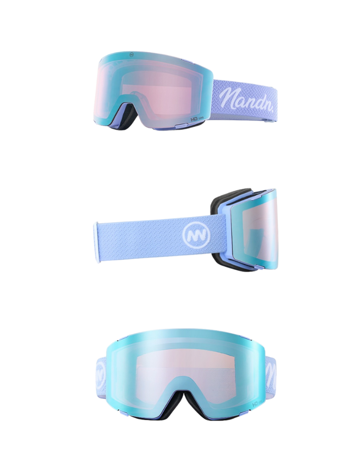 NANEND 3-Lens Magnetic Ski Goggles - Snowears- goggle