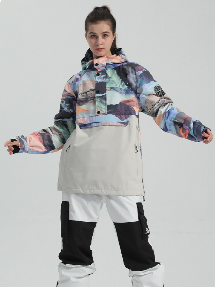 Gsou Snow Blizzard Pullover Jacket - Women's -https://detail.1688.com/offer/743794565814.html? (Copy) - Snowears- Jacket