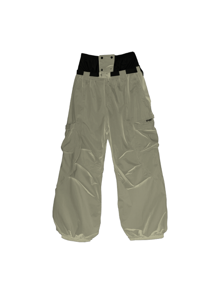 POMT CleanF Wrinkle Baggy Cargo Snow Pants - Snowears-snowboarding skiing jacket pants accessories