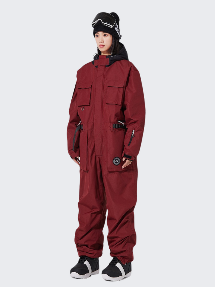 ARCTIC QUEEN Loose Fit Insulated Snow Jumpsuit - Unisex - Snowears- jumpsuit