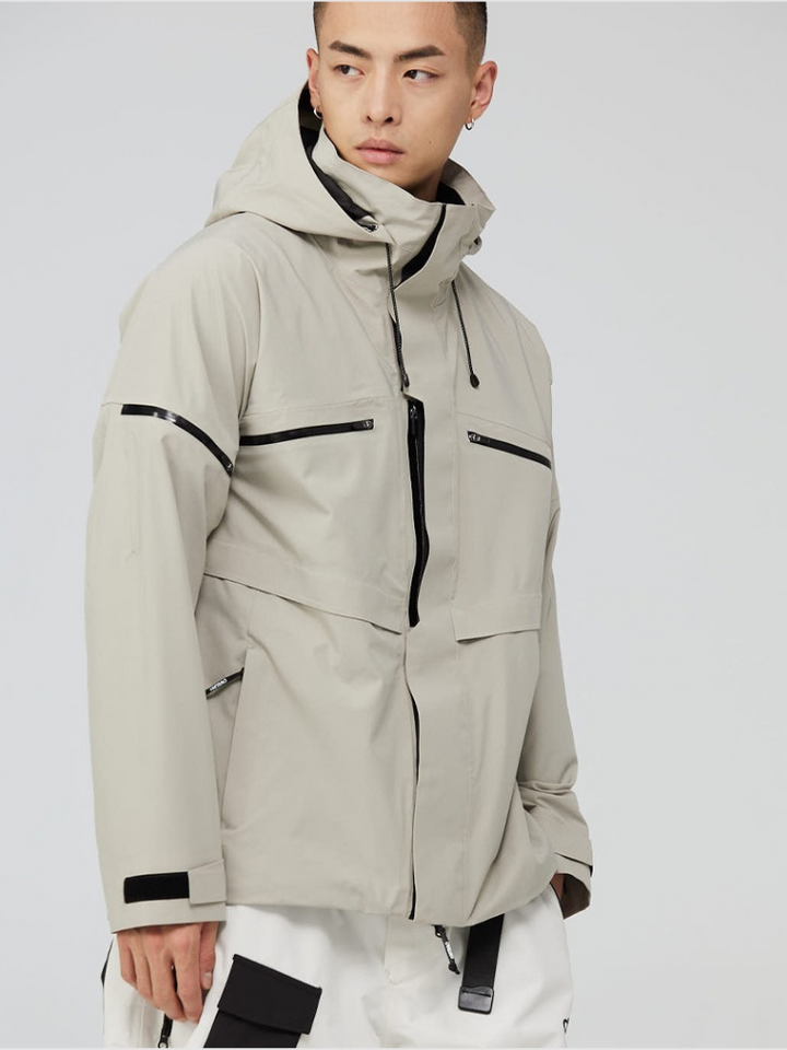 Capelin Crew Granite Unisex Windbreaker Shell Jacket - Snowears-snowboarding skiing jacket pants accessories