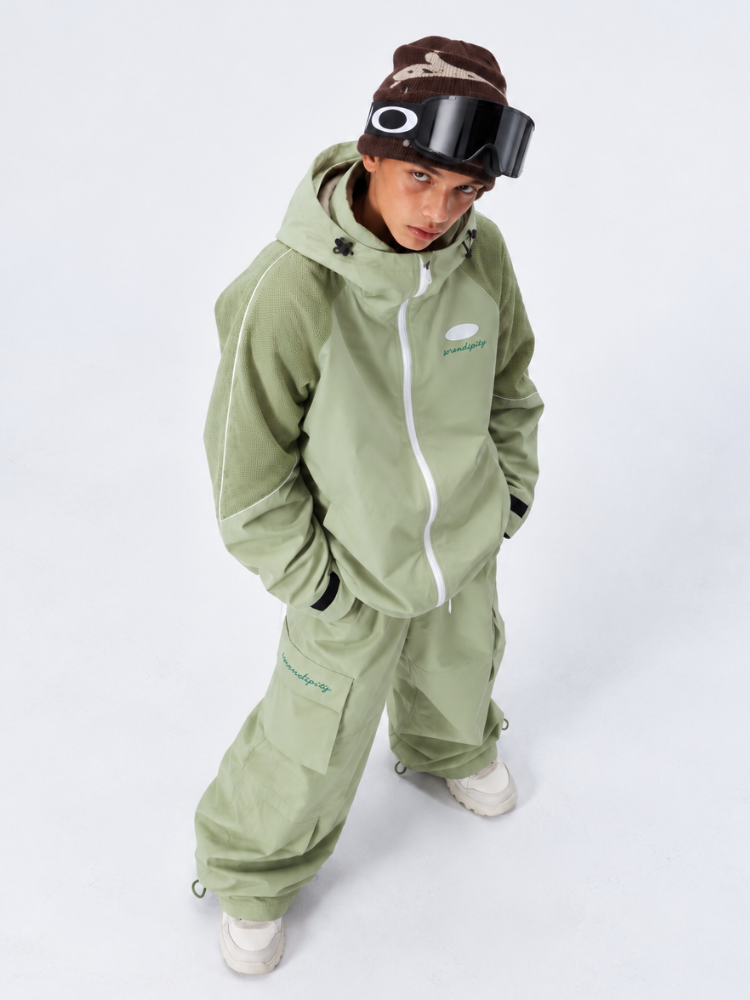 RenChill Mint Green Cargo Ski Pants - Unisex Renchill | Snowears.com