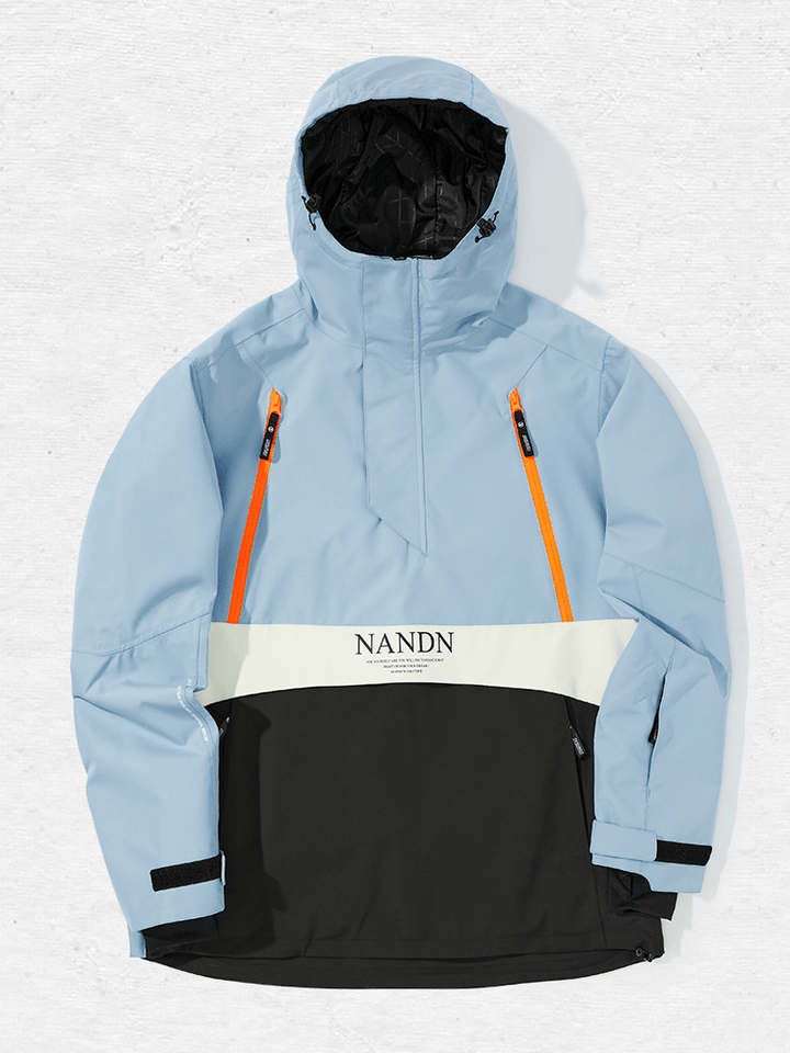 NANDN Insulated Colorblock Hood Jacket - US Only - Snowears- Jackets