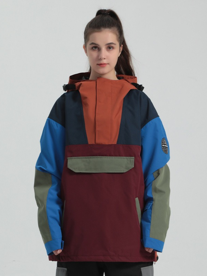 Gsou Snow Half-Zip Color Block Insulated Jacket - Women's -https://detail.1688.com/offer/743914542457.html? (Copy) - Snowears- Jacket