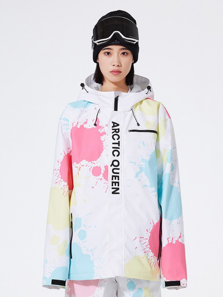 ARCTIC QUEEN Washed Ink Oversized Snow Suit - Women's - Snowears- Suits