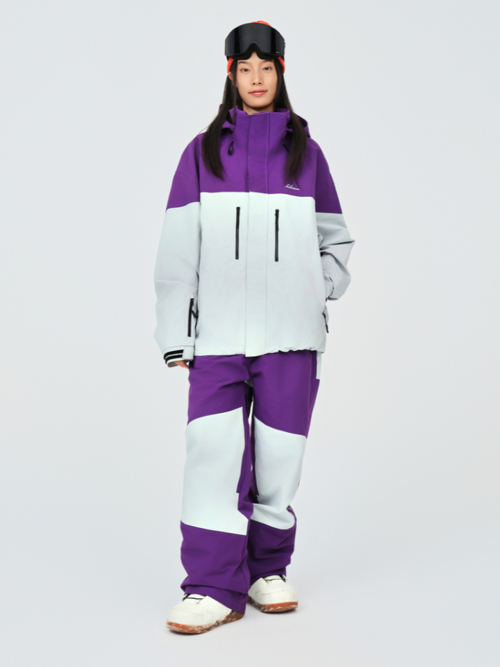 NIS 2L Colorblock Snowboard Jacket - Unisex - Snowears- Ski/Snowboard Jackets