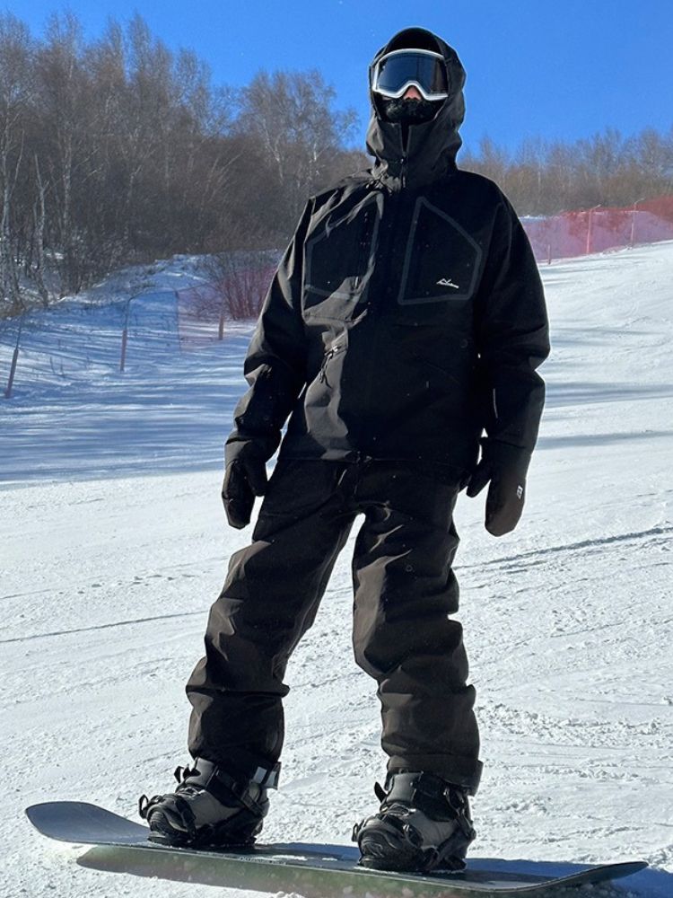 NIS SuperB Reflective Snow Tech Shell Jacket - Unisex - Snowears- Ski/Snowboard Jackets