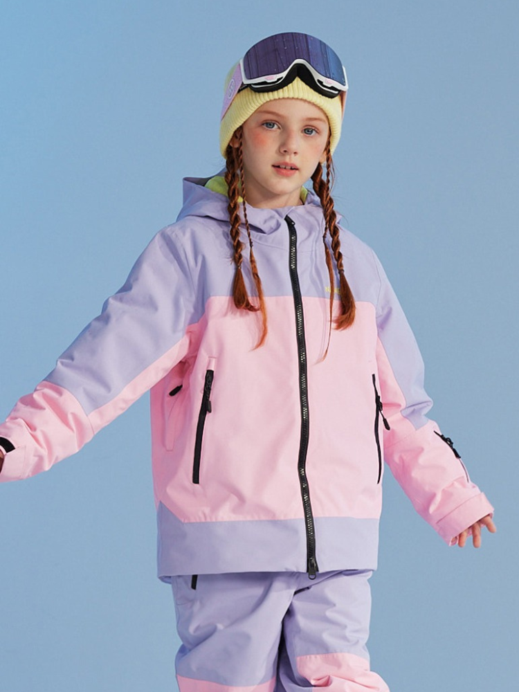 NANEND Kids Sail Adventure Ski Jacket Pink NANDN | Snowears.com