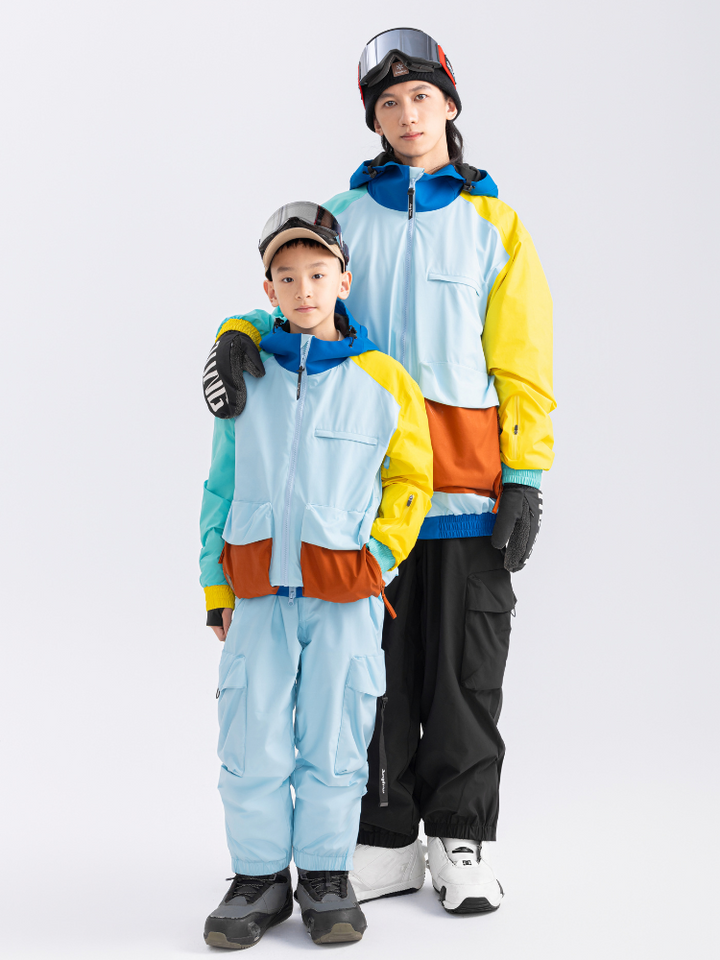 Jungfrau Kids Bright 2L Shell Ski Pants - Snowears- Kids snowboard/Ski Pants