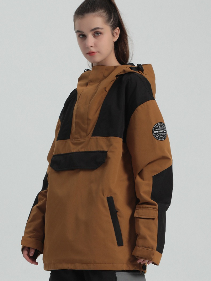 Gsou Snow Half-Zip Color Block Insulated Jacket - Women's -https://detail.1688.com/offer/743914542457.html? (Copy) - Snowears- Jacket