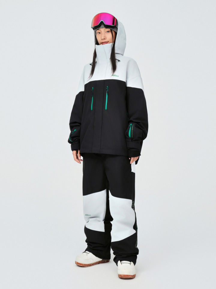 NIS 2L Colorblock Snowboard Jacket - Unisex - Snowears- Ski/Snowboard Jackets