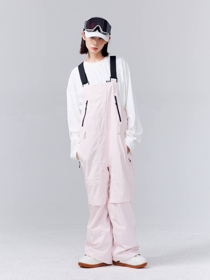 RandomPow Pink 3L Pro Backcountry Snowsuits - Unisex - Snowears- Suits