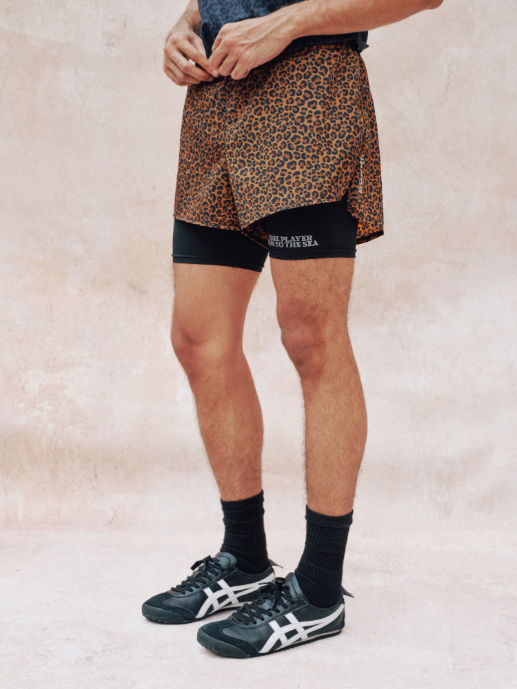 CHILLHANG Leopard Wild Running Shorts - Men's ChillHang | Snowears.com