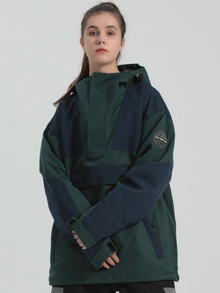 Gsou Snow Half-Zip Color Block Insulated Jacket - Women's -https://detail.1688.com/offer/743914542457.html? (Copy) - Snowears- Jacket