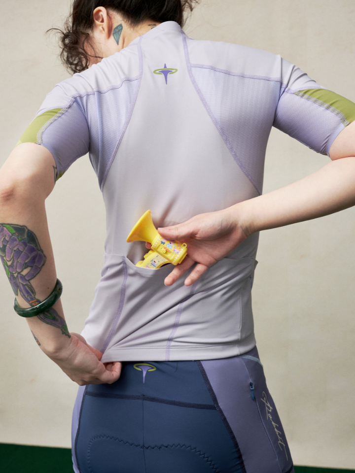 TurtleRabbit Lavender & Sage Cycling Jersey - Women's - Snowears- T-Shirts