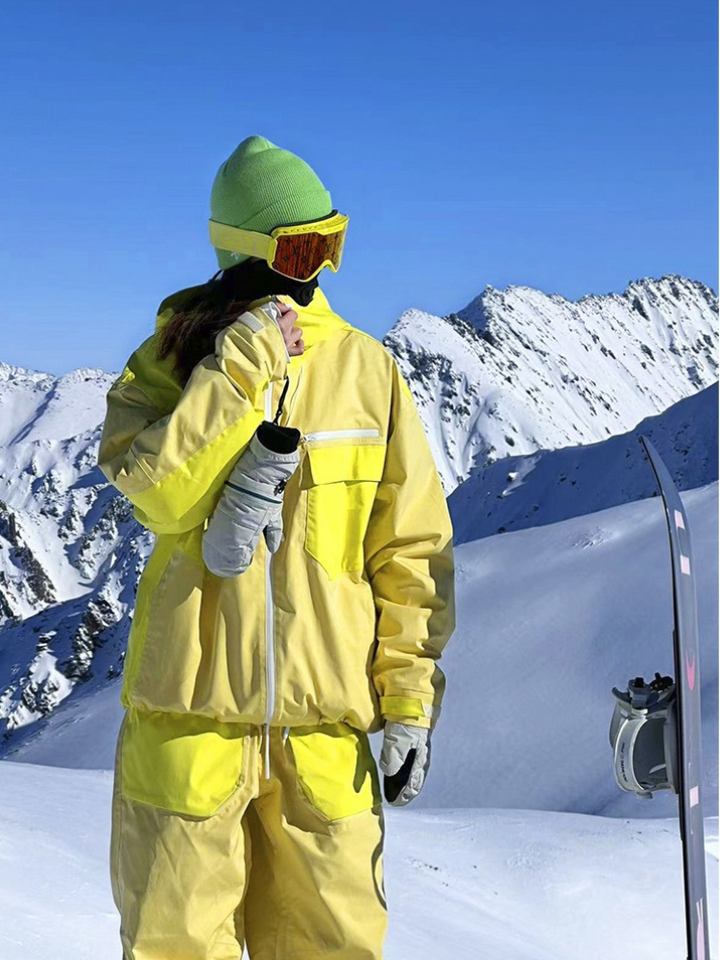NIS Snowman Lemon Jacket - Snowears-snowboarding skiing jacket pants accessories
