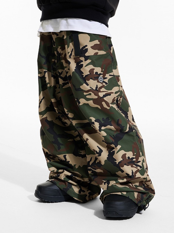 Molocoster Camouflage Baggy Snow Pants - Unisex - Snowears- snow pants