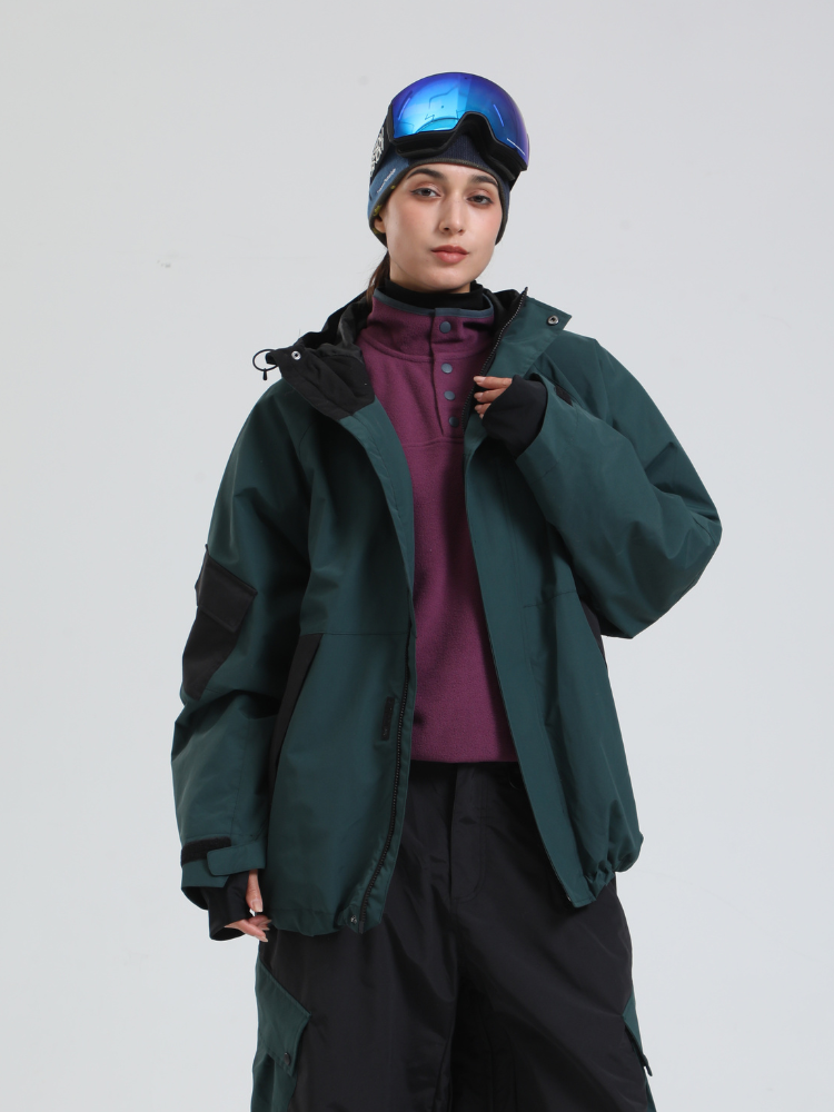 Gsou Snow All-Mountain Baggy Snow Jacket - Women's - Snowears- Coats & Jackets
