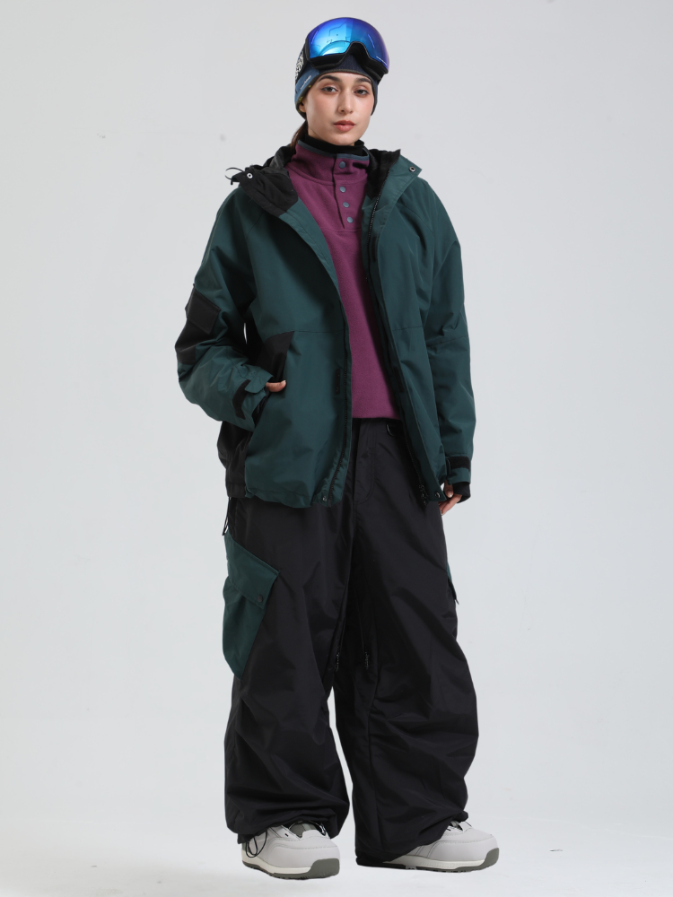 Gsou Snow All-Mountain Baggy Snow Jacket - Women's - Snowears- Coats & Jackets