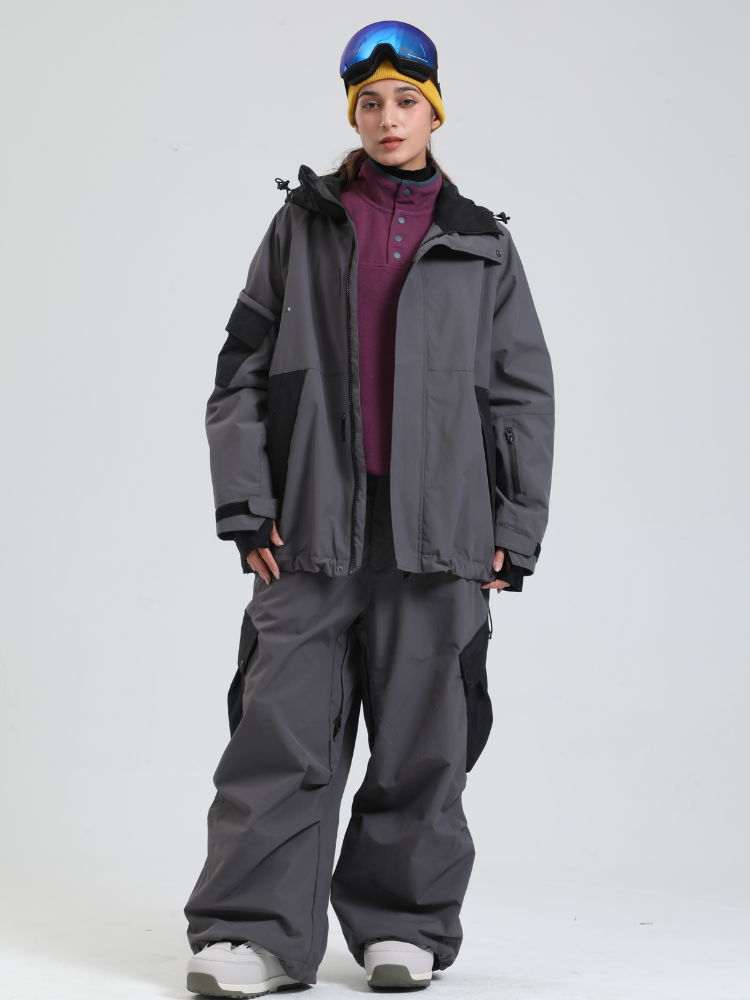 Gsou Snow All-Mountain Baggy Snow Jacket - Women's - Snowears- Coats & Jackets