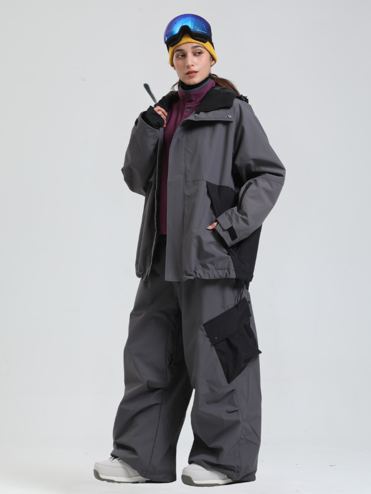 Gsou Snow All-Mountain Baggy Snow Jacket - Women's - Snowears- Coats & Jackets